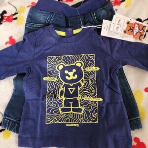 Guess 2 piece outfit 3 to 6 mon